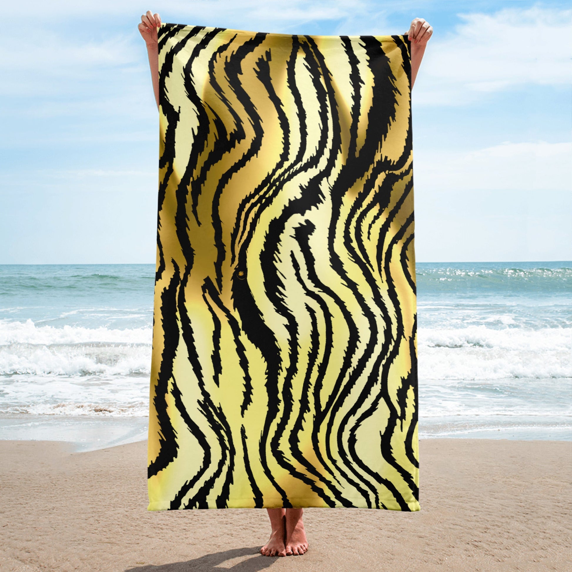 Serviette Prestige™ Tigre d'Or Gold Tiger Towel - Prestige SXM