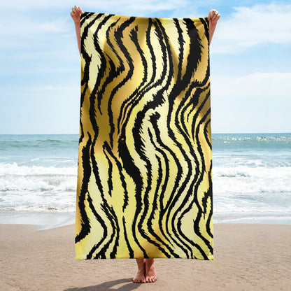 Serviette Prestige™ Tigre d'Or Gold Tiger Towel - Prestige SXM