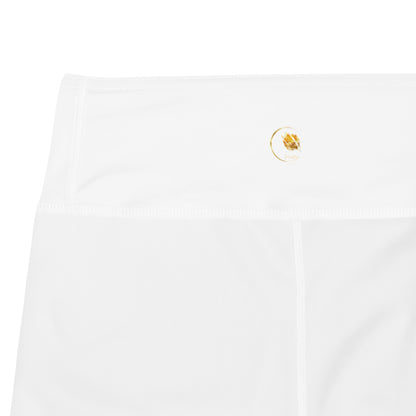 Short de Yoga Prestige™ Blanc et Or Filament - Prestige SXM