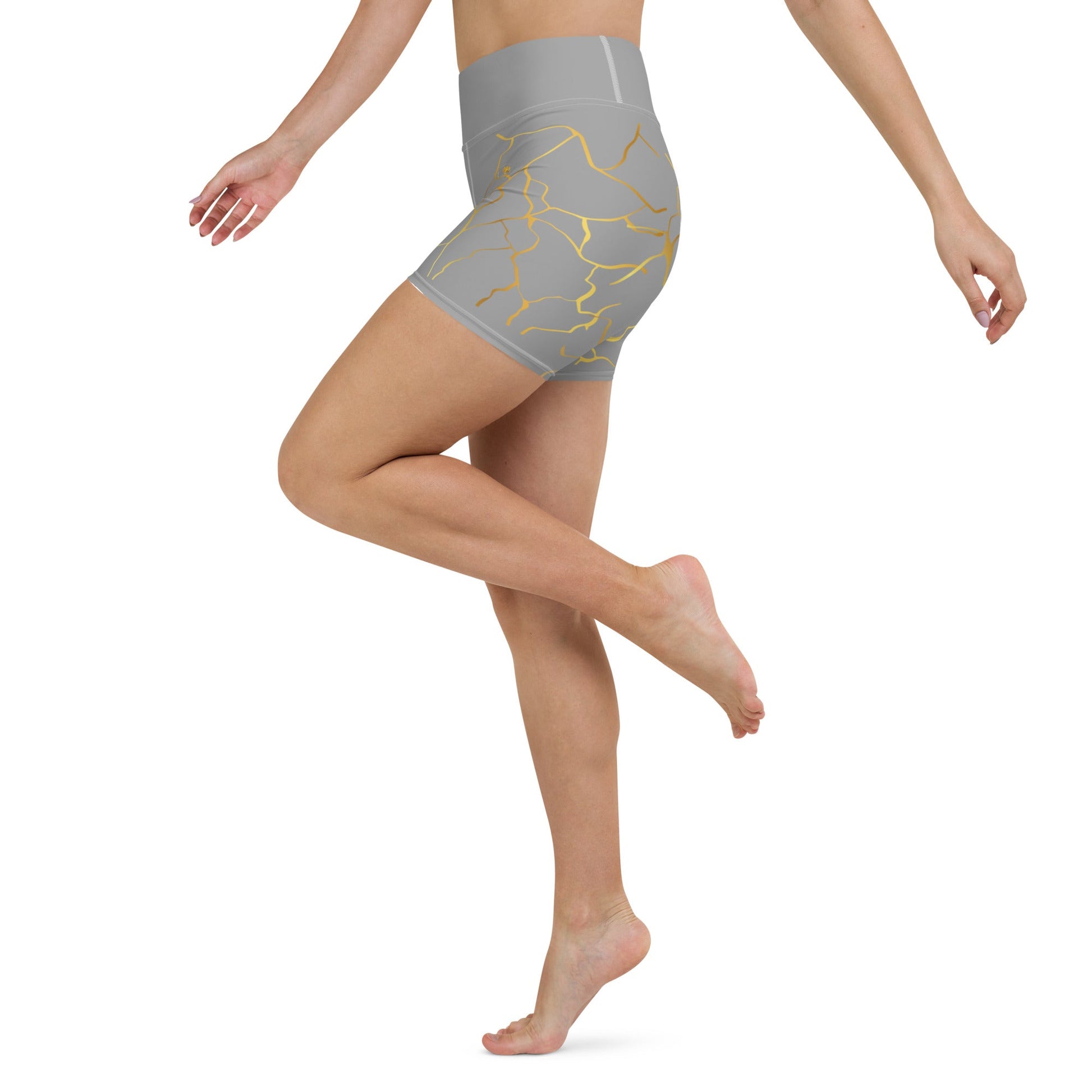 Short de Yoga Prestige™ Silver et Or Filament - Prestige SXM