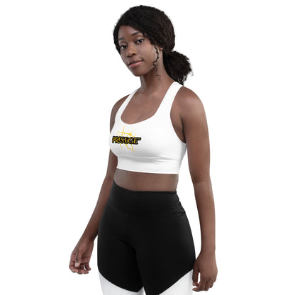 Soutien - gorge de sport longiligne Prestige™ "NEXT GEN" Blanc et Or - Prestige SXM