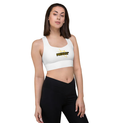 Soutien - gorge de sport longiligne Prestige™ "NEXT GEN" Blanc et Or - Prestige SXM