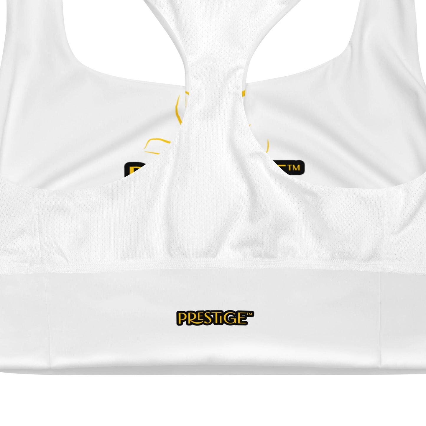 Soutien - gorge de sport longiligne Prestige™ "NEXT GEN" Blanc et Or - Prestige SXM