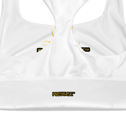 Soutien - gorge de sport longiligne Prestige™ "NEXT GEN" Blanc et Or - Prestige SXM