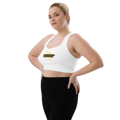 Soutien - gorge de sport longiligne Prestige™ "NEXT GEN" Blanc et Or - Prestige SXM