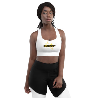 Soutien - gorge de sport longiligne Prestige™ "NEXT GEN" Blanc et Or - Prestige SXM