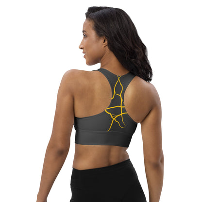 Soutien - gorge de sport longiligne Prestige™ "NEXT GEN" Eclipse et Or - Prestige SXM