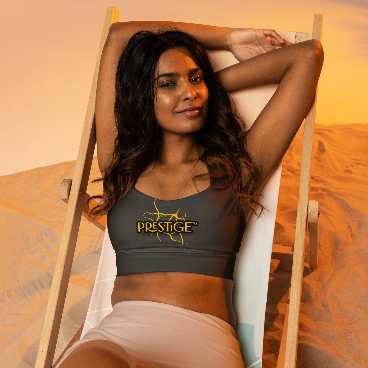 Soutien - gorge de sport longiligne Prestige™ "NEXT GEN" Eclipse et Or - Prestige SXM