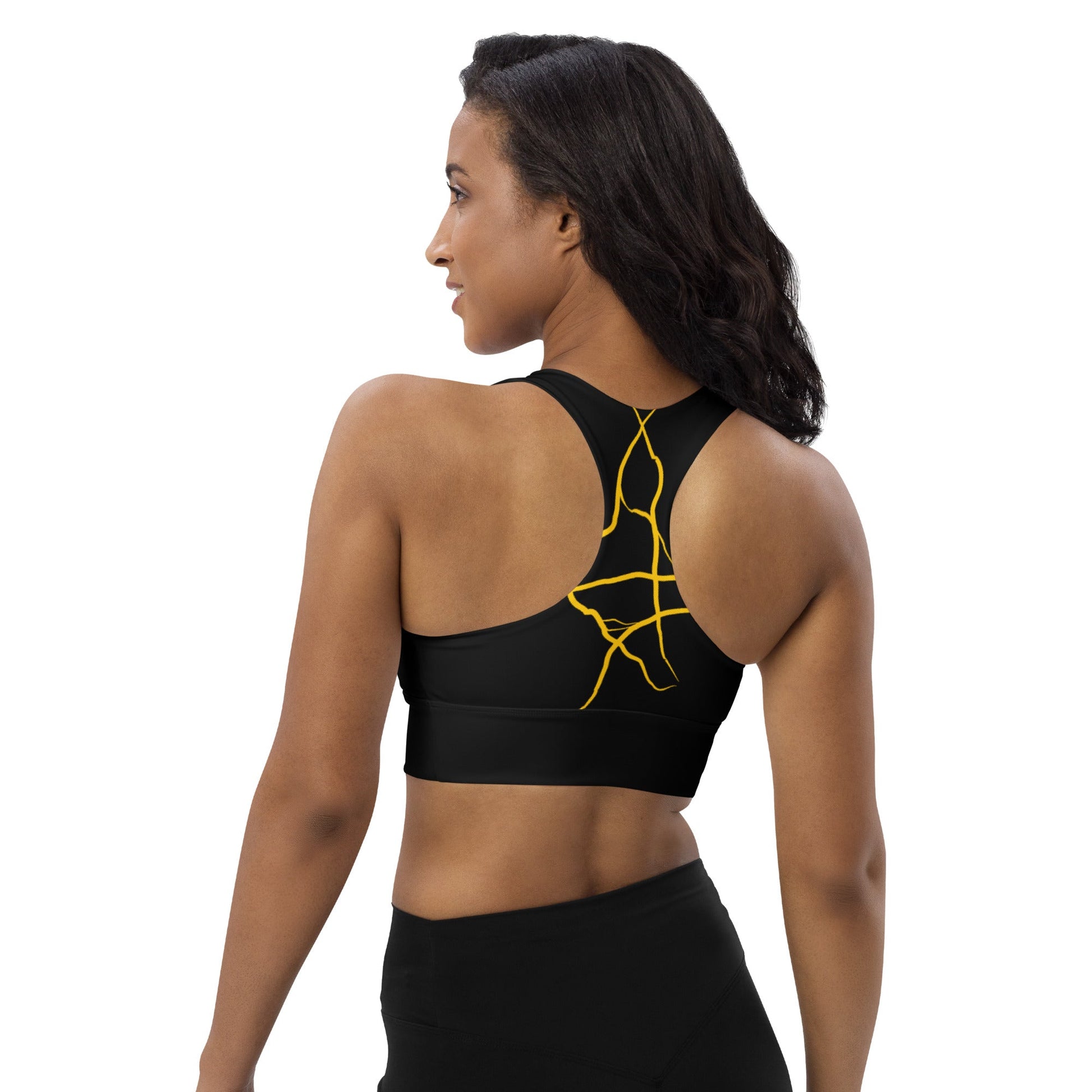 Soutien - gorge de sport longiligne Prestige™ "NEXT GEN" Noir et Or - Prestige SXM