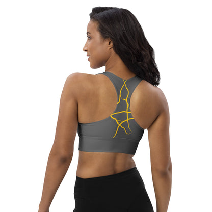 Soutien - gorge de sport longiligne Prestige™ "NEXT GEN" Silver et Or - Prestige SXM