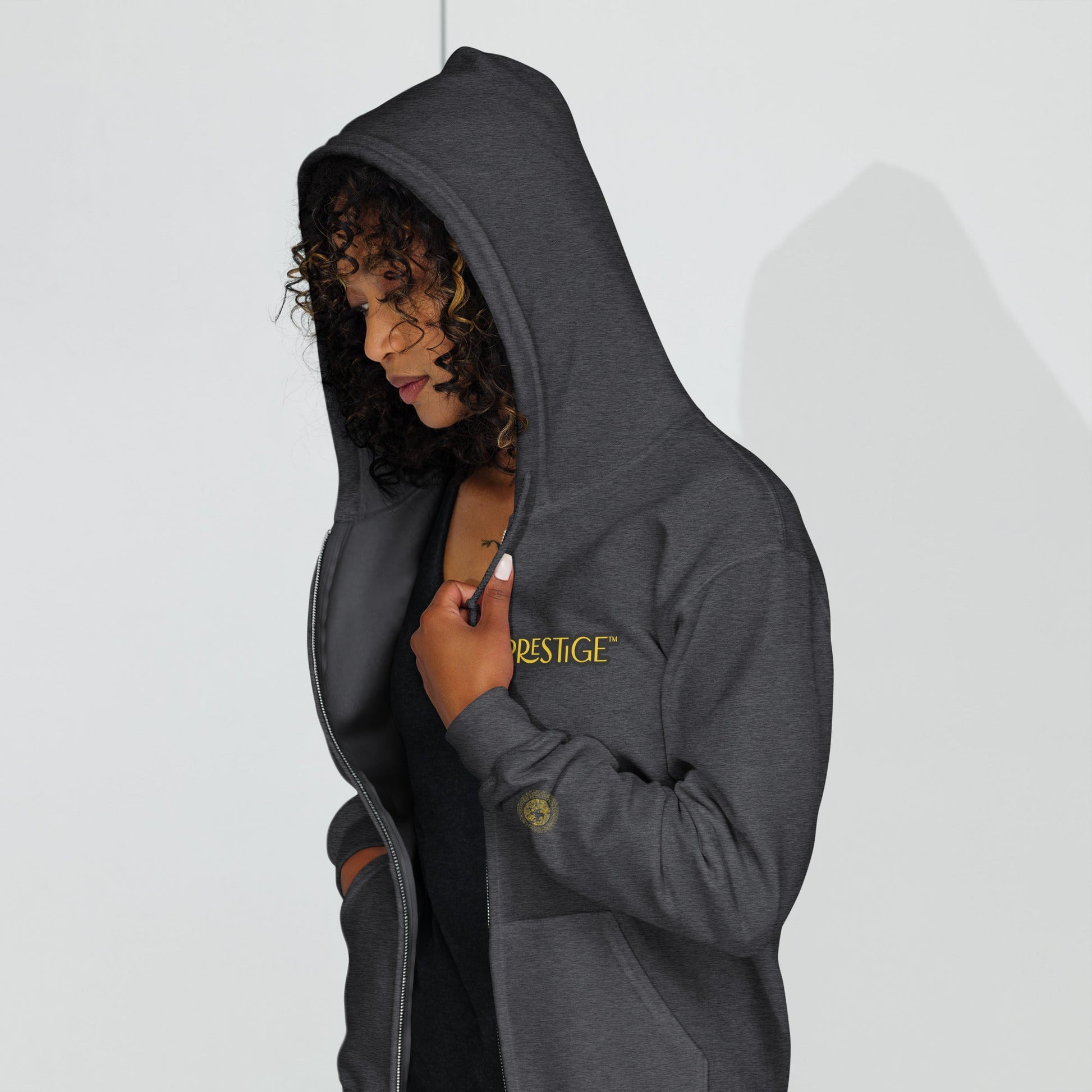 Sweat à capuche épais unisexe à fermeture éclair Prestige™ LUXURY DRAGON - Prestige SXM