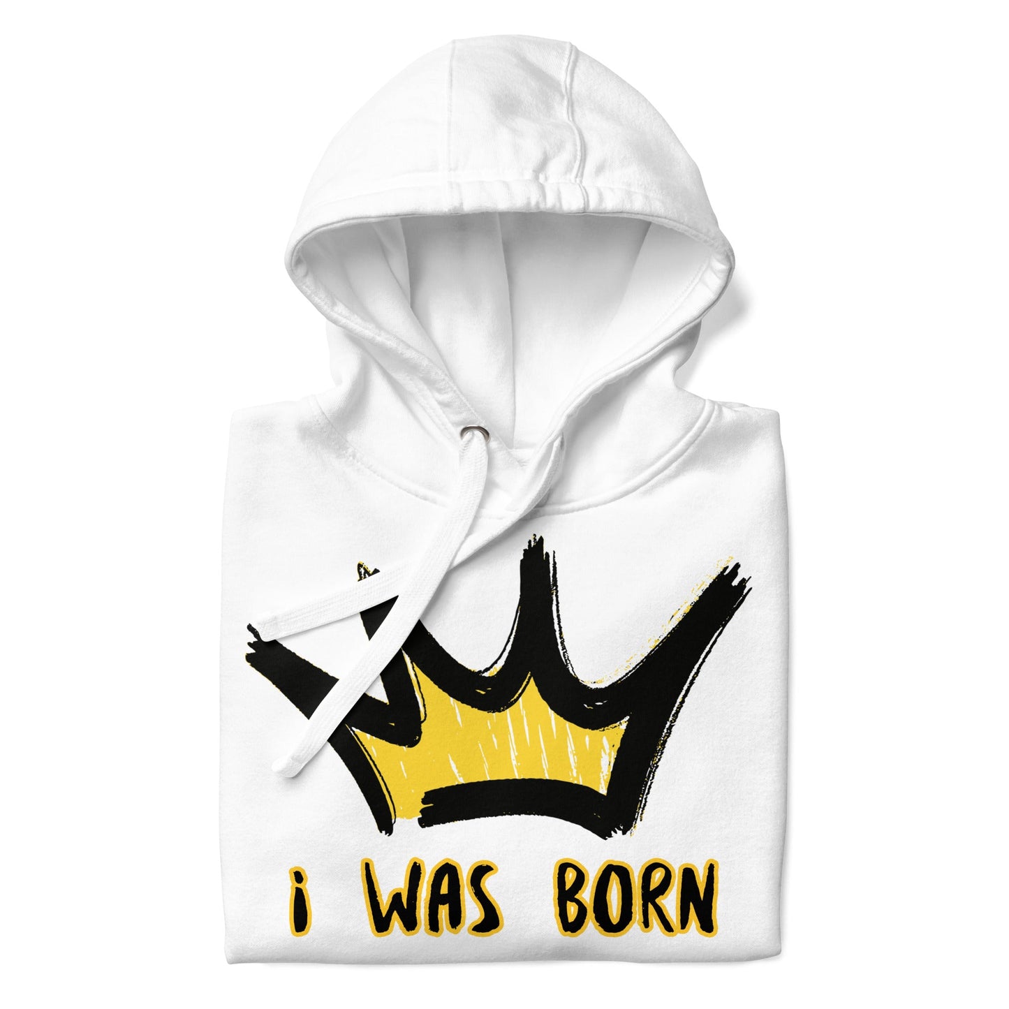 Sweat à Capuche Unisexe Prestige™ Blanc "I WAS BORN TO DO THIS" - Prestige SXM