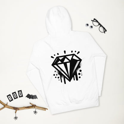 Sweat à Capuche Unisexe Prestige™ Blanc "I WAS BORN TO DO THIS" - Prestige SXM