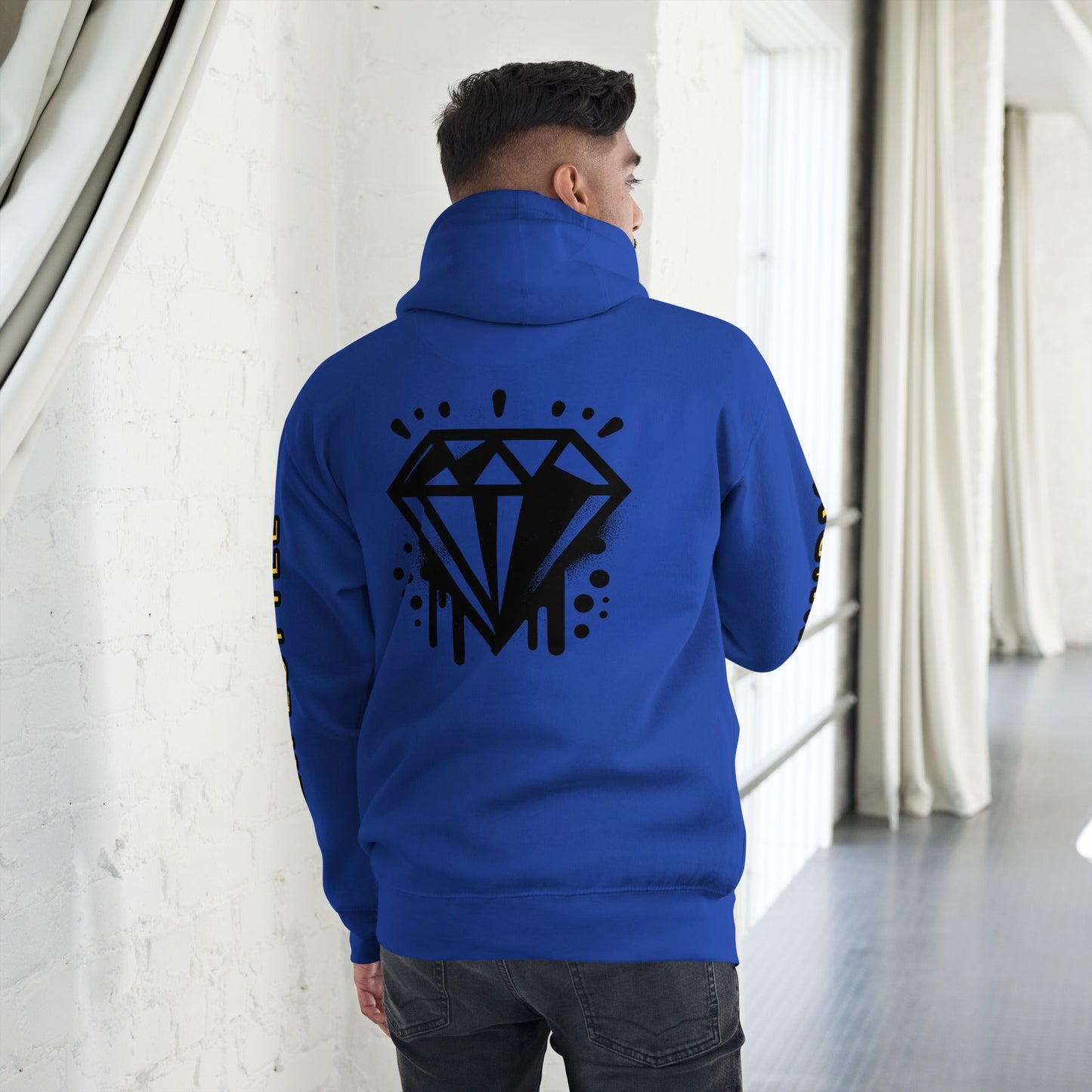 Sweat à Capuche Unisexe Prestige™ Bleu Royal "I WAS BORN TO DO THIS" - Prestige SXM