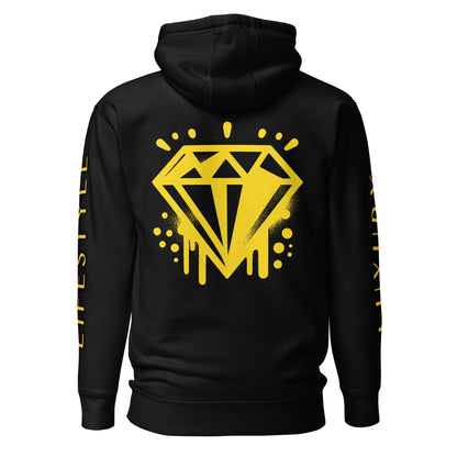 Sweat à Capuche Unisexe Prestige™ Noir "I WAS BORN TO DO THIS" - Prestige SXM