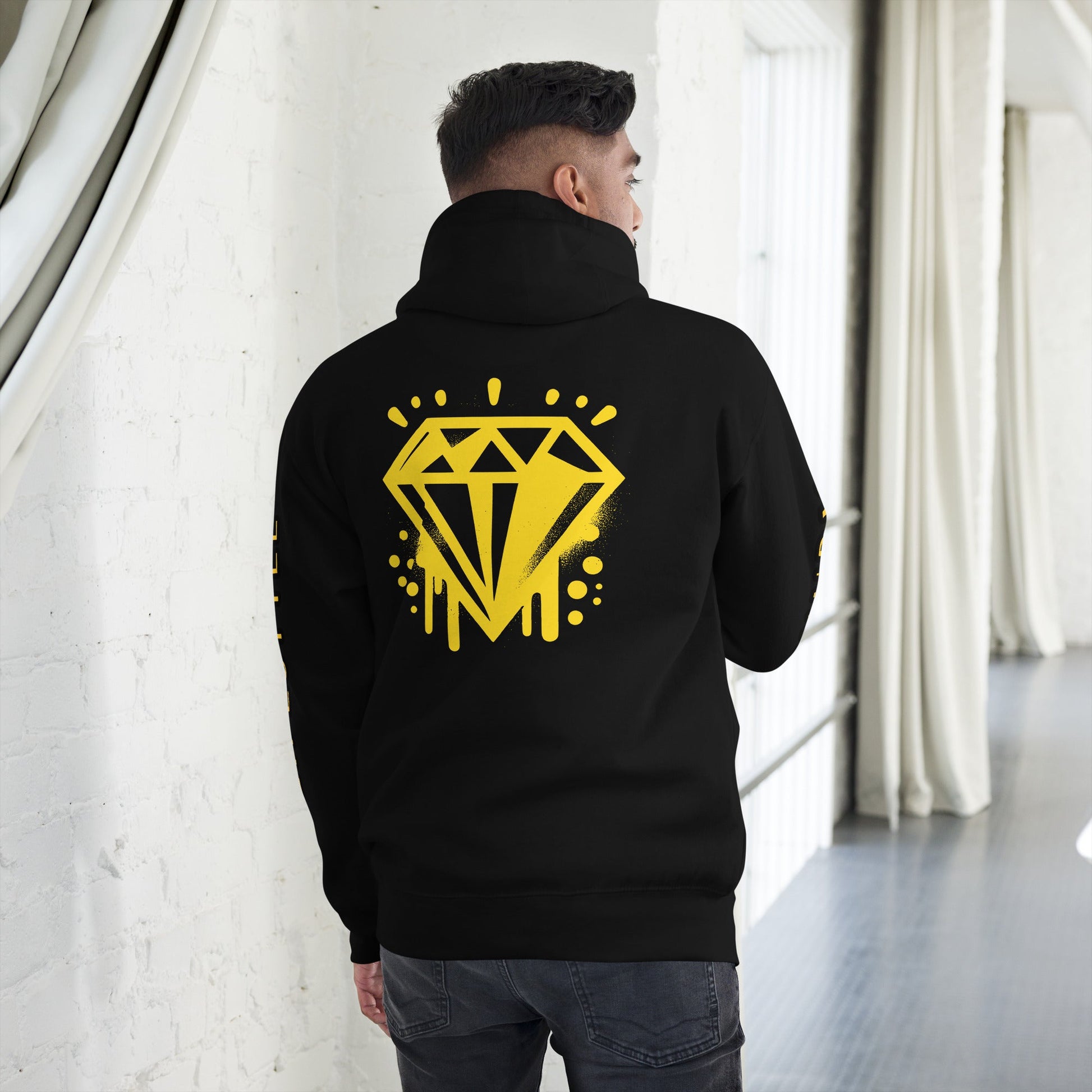 Sweat à Capuche Unisexe Prestige™ Noir "I WAS BORN TO DO THIS" - Prestige SXM