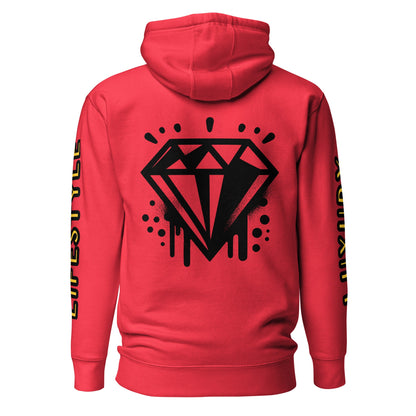 Sweat à Capuche Unisexe Prestige™ Rouge "I WAS BORN TO DO THIS" - Prestige SXM