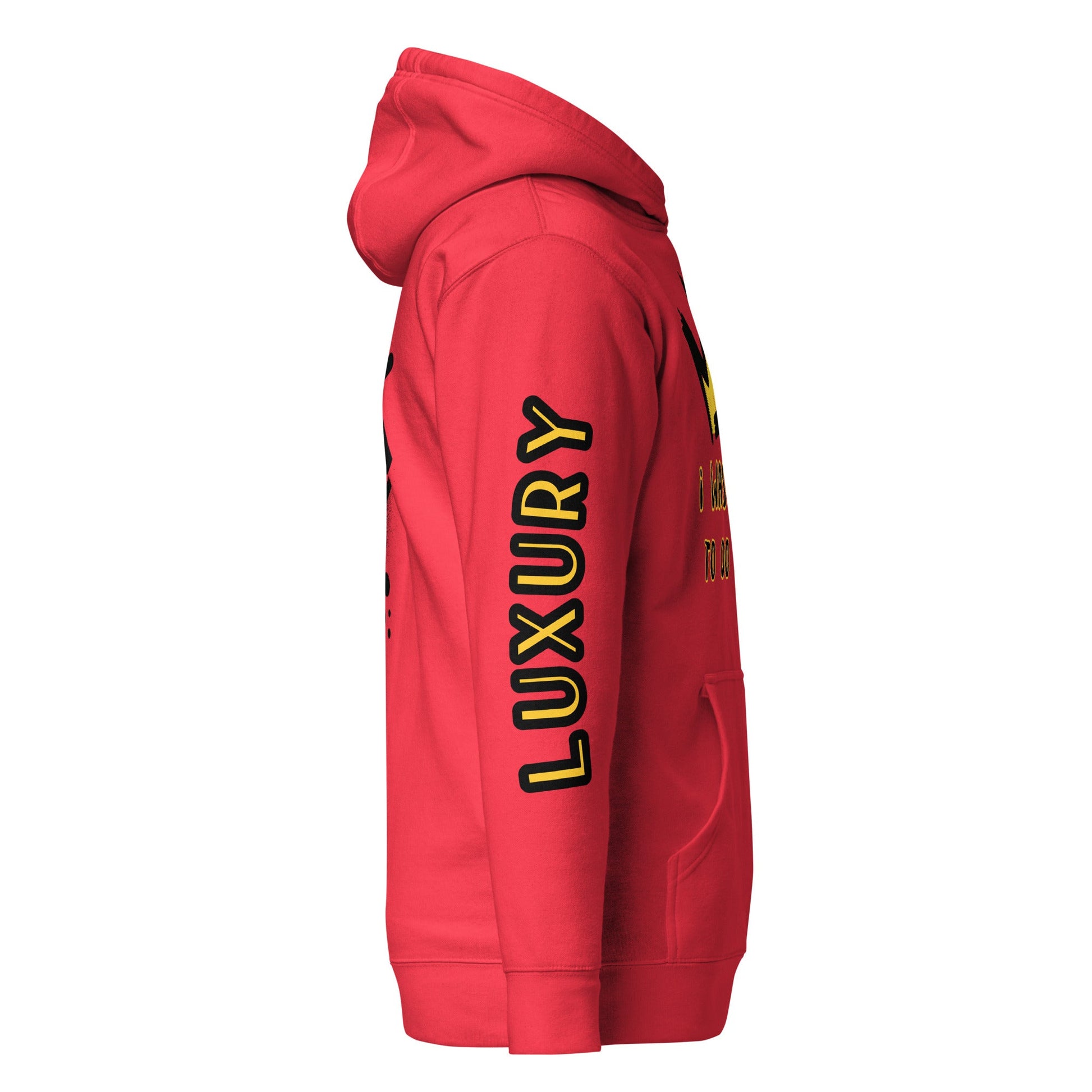 Sweat à Capuche Unisexe Prestige™ Rouge "I WAS BORN TO DO THIS" - Prestige SXM