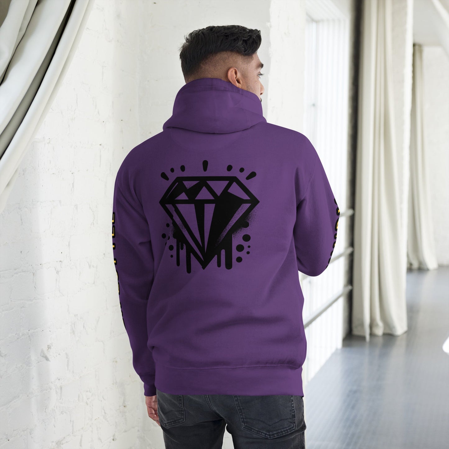 Sweat à Capuche Unisexe Prestige™ Violet "I WAS BORN TO DO THIS" - Prestige SXM