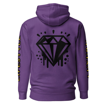 Sweat à Capuche Unisexe Prestige™ Violet "I WAS BORN TO DO THIS" - Prestige SXM