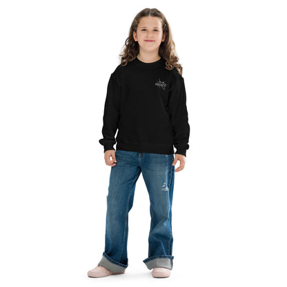 Sweat classique enfant Unisexe en Gildan 18000B Prestige™ Noir et Blanc NEW STYLE - Prestige SXM