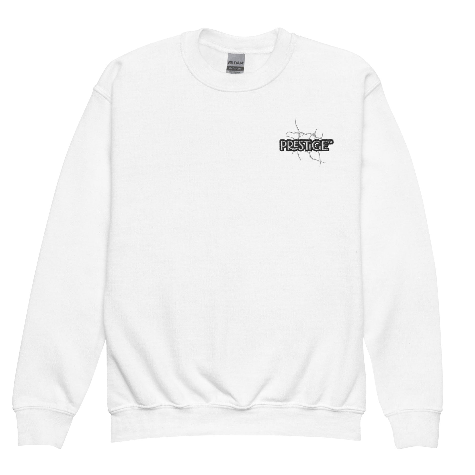 Sweat classique enfant Unisexe en Gildan 18000B Prestige™ Noir et Blanc NEW STYLE - Prestige SXM