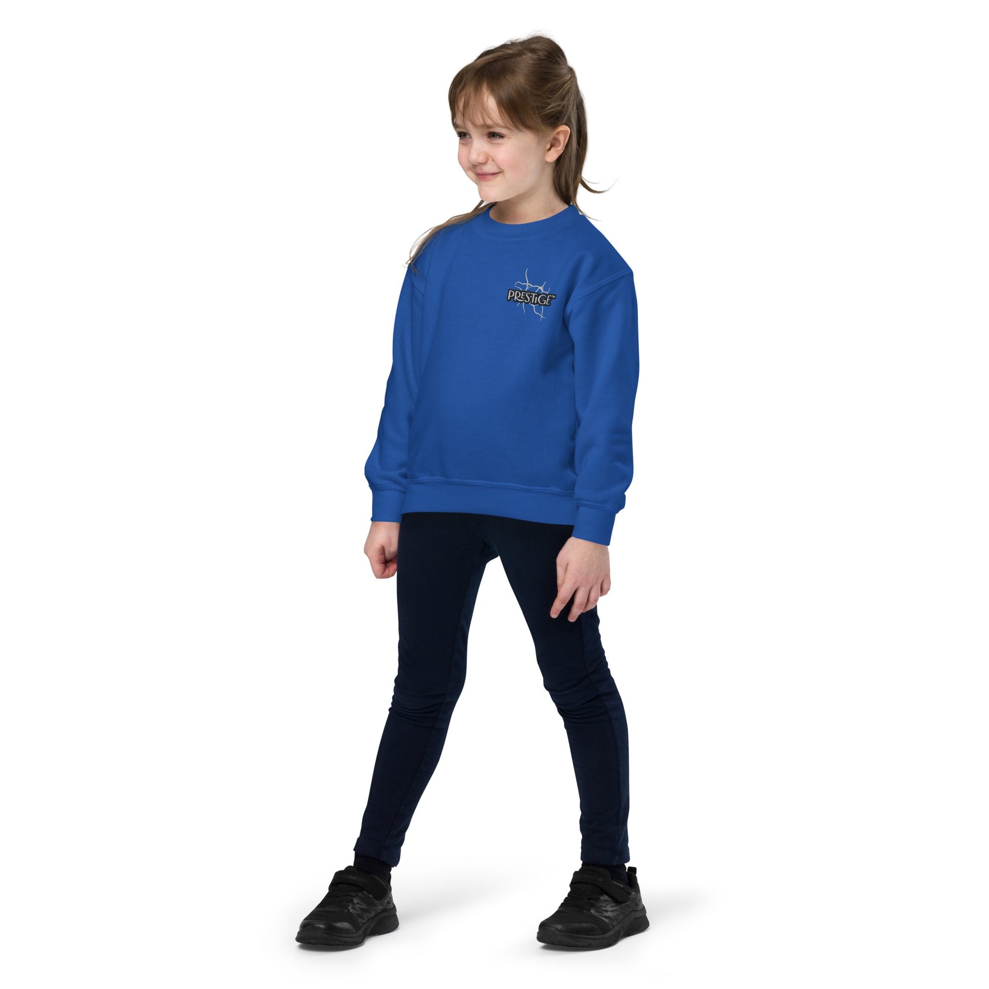 Sweat classique enfant Unisexe en Gildan 18000B Prestige™ Noir et Blanc NEW STYLE - Prestige SXM