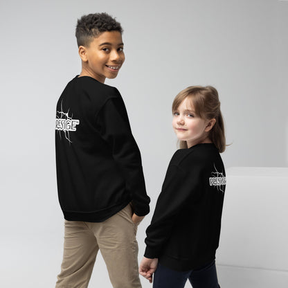 Sweat classique enfant Unisexe en Gildan 18000B Prestige™ Noir et Blanc NEW STYLE - Prestige SXM