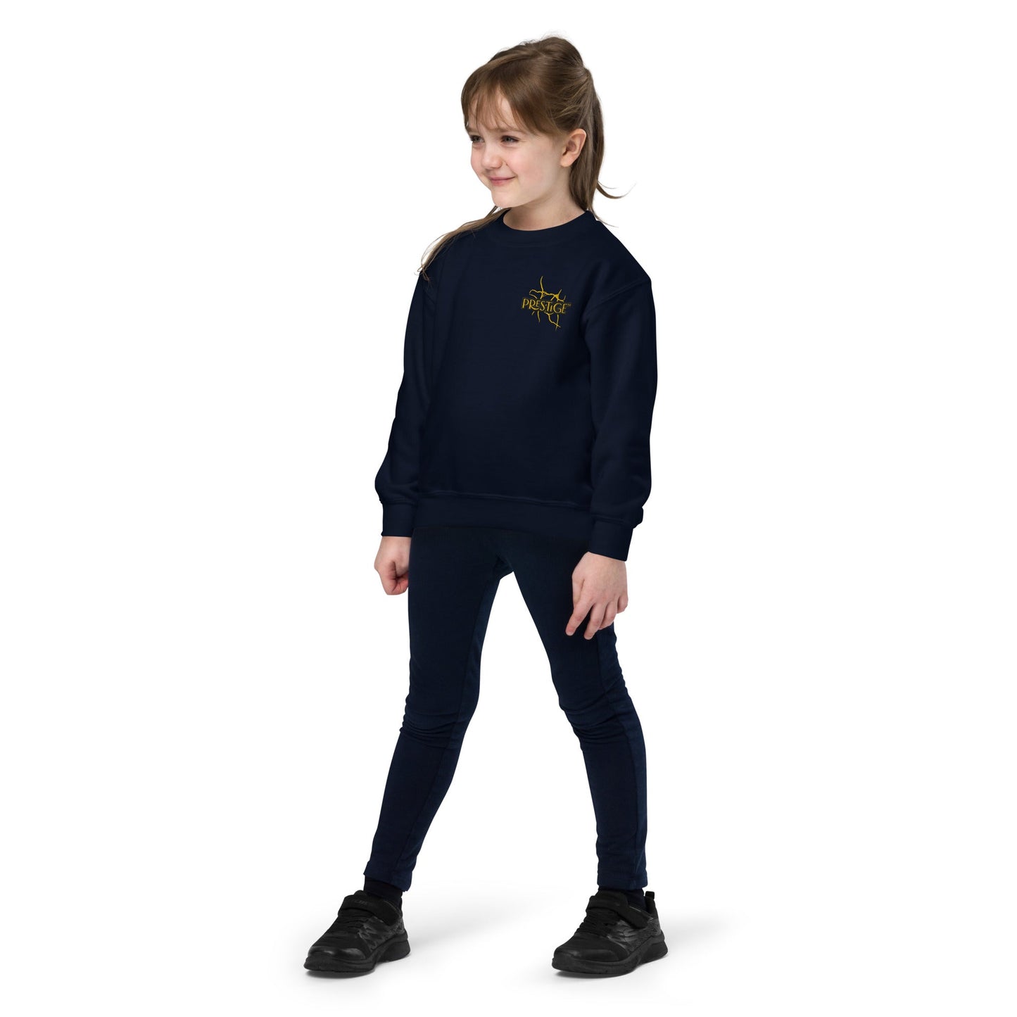 Sweat classique enfant Unisexe en Gildan 18000B Prestige™ Noir et Or NEW STYLE - Prestige SXM