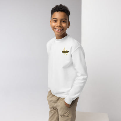 Sweat classique enfant Unisexe en Gildan 18000B Prestige™ Noir et Or NEW STYLE - Prestige SXM