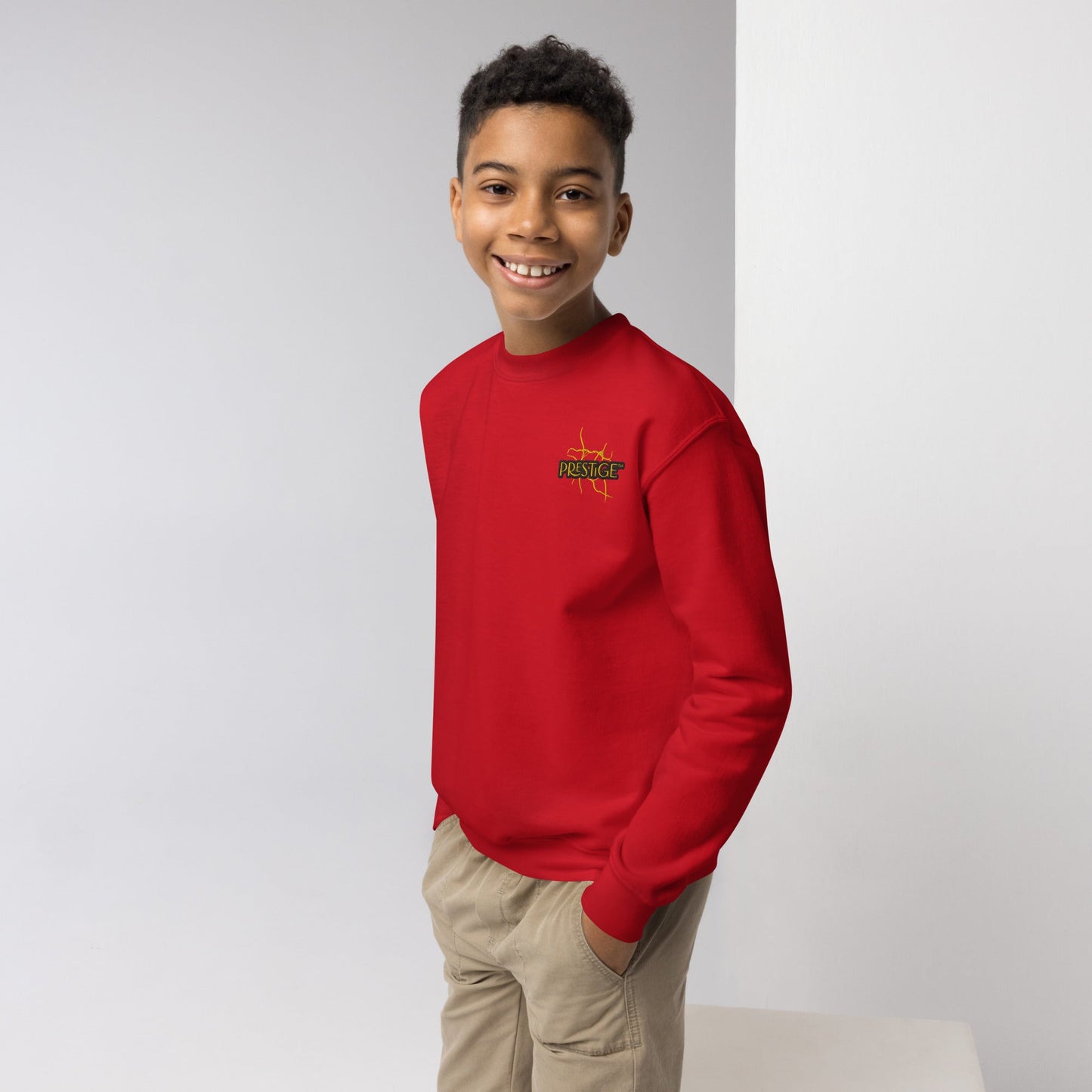 Sweat classique enfant Unisexe en Gildan 18000B Prestige™ Noir et Or NEW STYLE - Prestige SXM