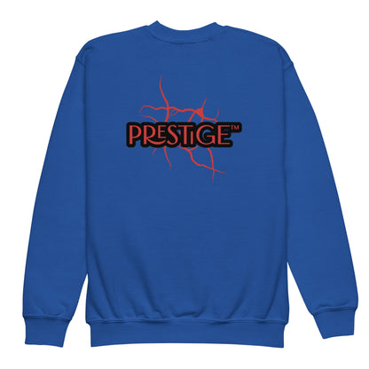 Sweat classique enfant Unisexe en Gildan 18000B Prestige™ Noir et Rouge NEW STYLE - Prestige SXM