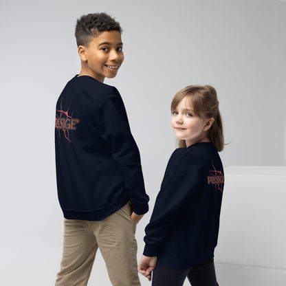 Sweat classique enfant Unisexe en Gildan 18000B Prestige™ Noir et Rouge NEW STYLE - Prestige SXM