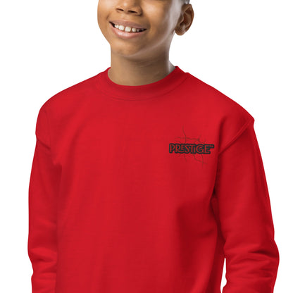 Sweat classique enfant Unisexe en Gildan 18000B Prestige™ Noir et Rouge NEW STYLE - Prestige SXM