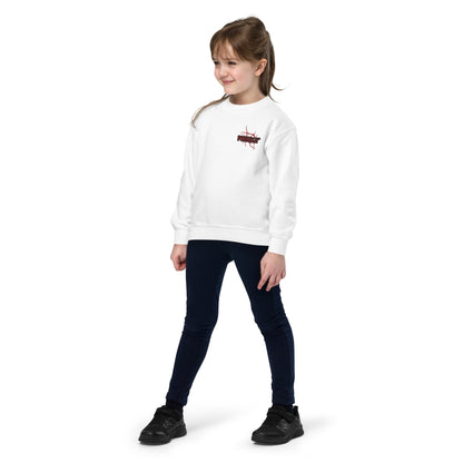 Sweat classique enfant Unisexe en Gildan 18000B Prestige™ Noir et Rouge NEW STYLE - Prestige SXM