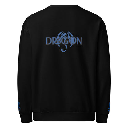 Sweat col rond unisexe Prestige™ Navy & Noir "DRAGON" - Prestige SXM