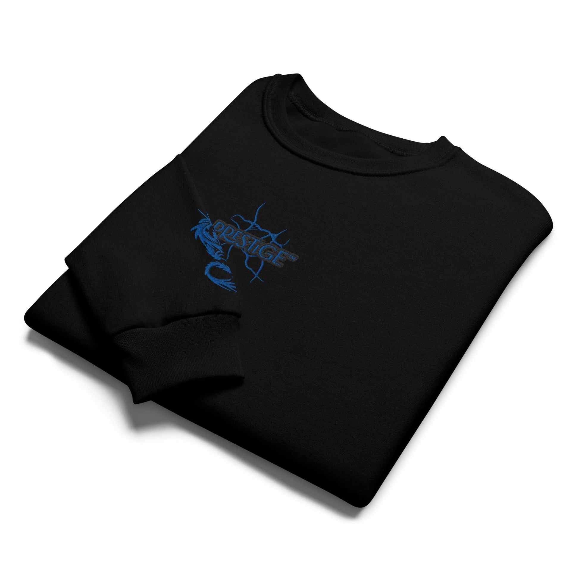 Sweat col rond unisexe Prestige™ Navy & Noir "DRAGON" - Prestige SXM