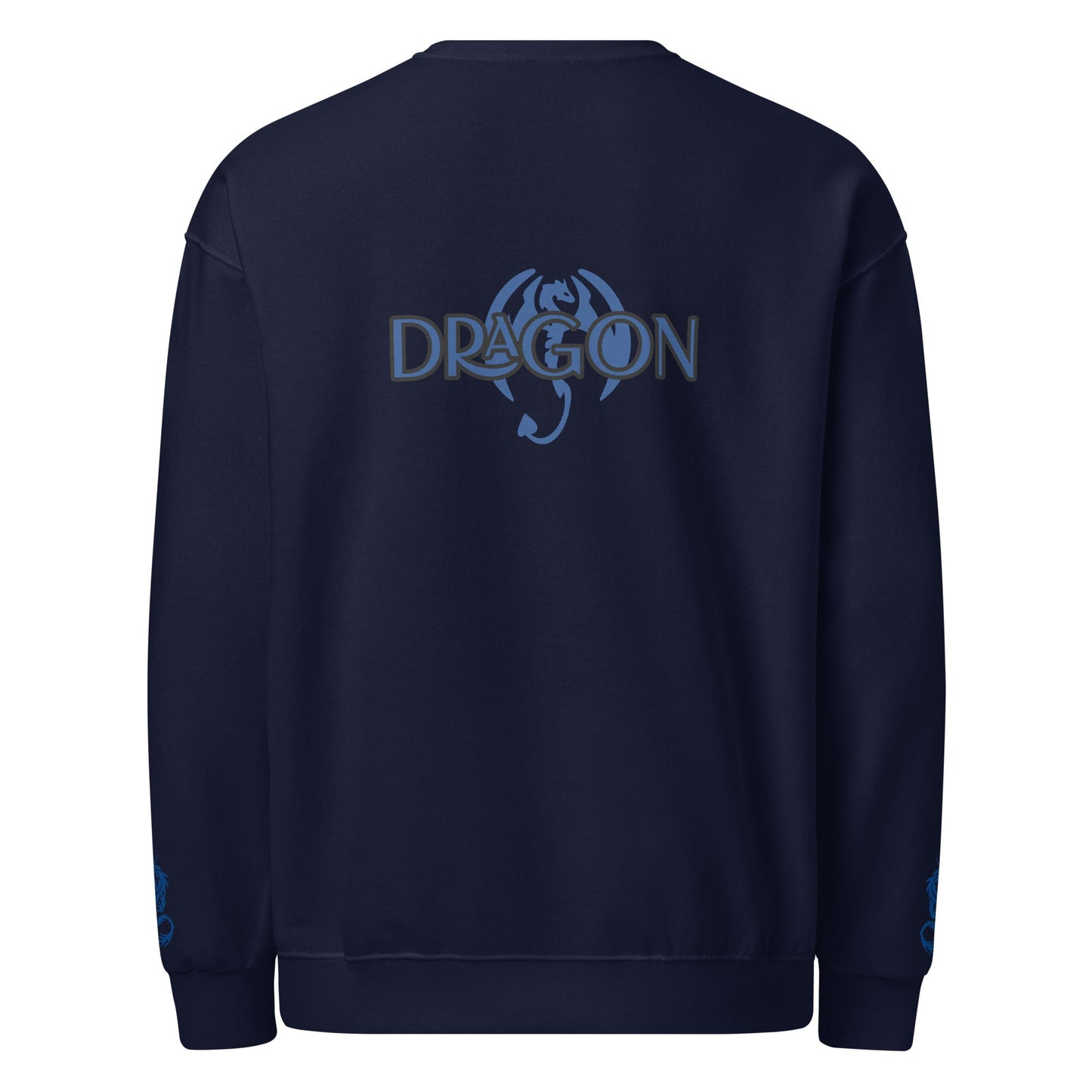 Sweat col rond unisexe Prestige™ Navy & Noir "DRAGON" - Prestige SXM