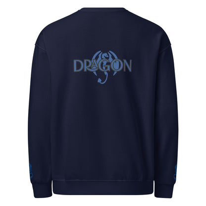 Sweat col rond unisexe Prestige™ Navy & Noir "DRAGON" - Prestige SXM