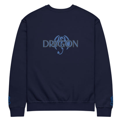 Sweat col rond unisexe Prestige™ Navy & Noir "DRAGON" - Prestige SXM