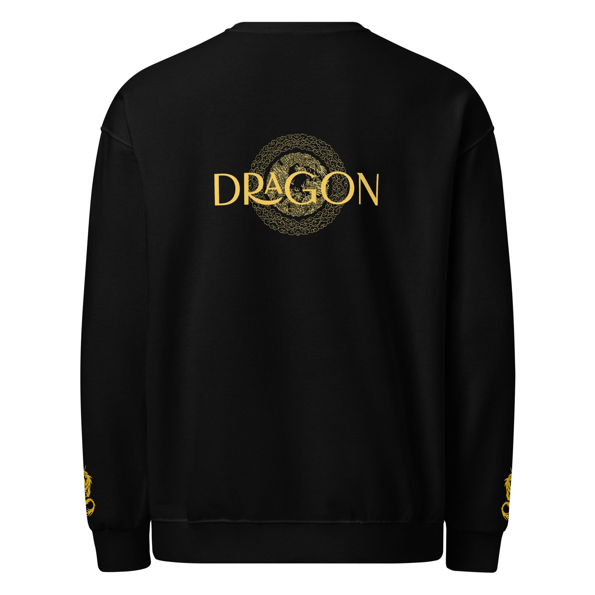 Sweat col rond unisexe Prestige™ Noir & Or "DRAGON" - Prestige SXM