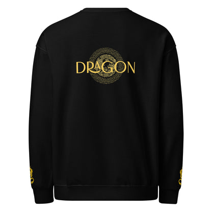 Sweat col rond unisexe Prestige™ Noir & Or "DRAGON" - Prestige SXM