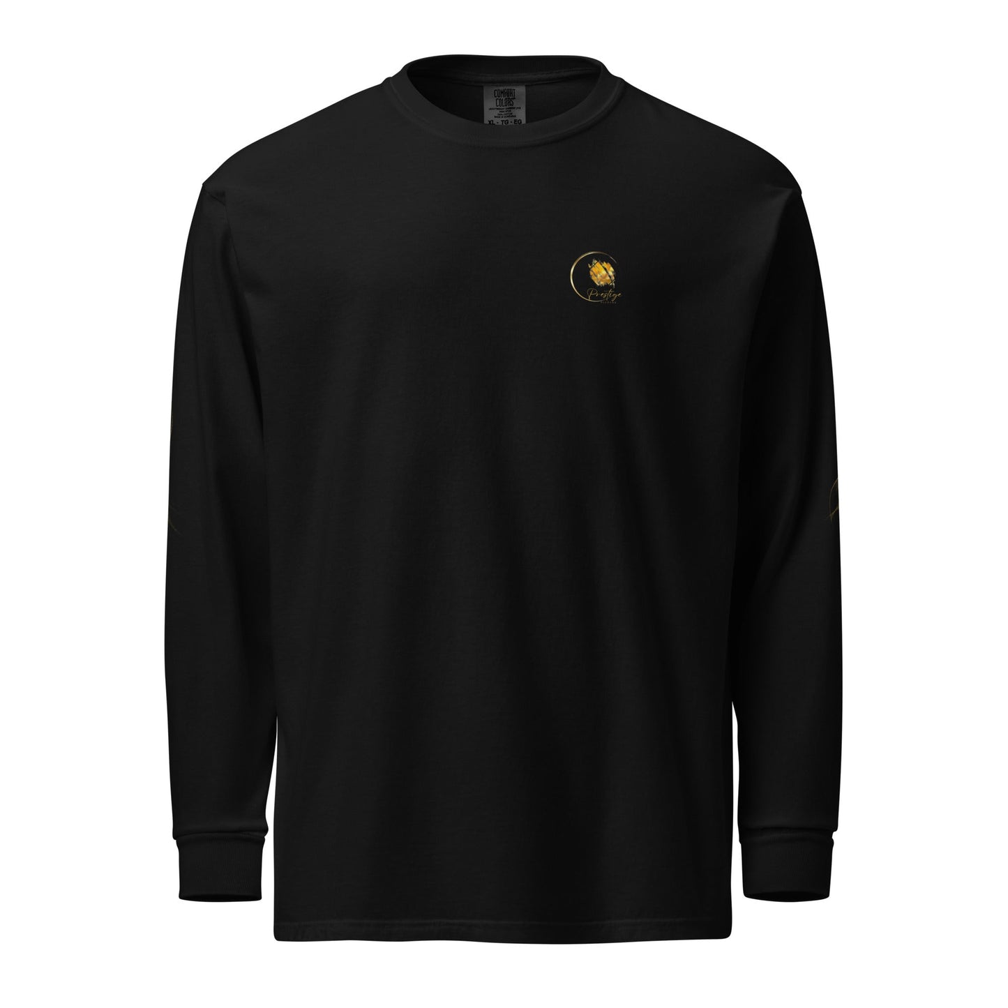 Sweatshirt unisexe Prestige™ à manches longues teinté Noir et Or - Prestige SXM