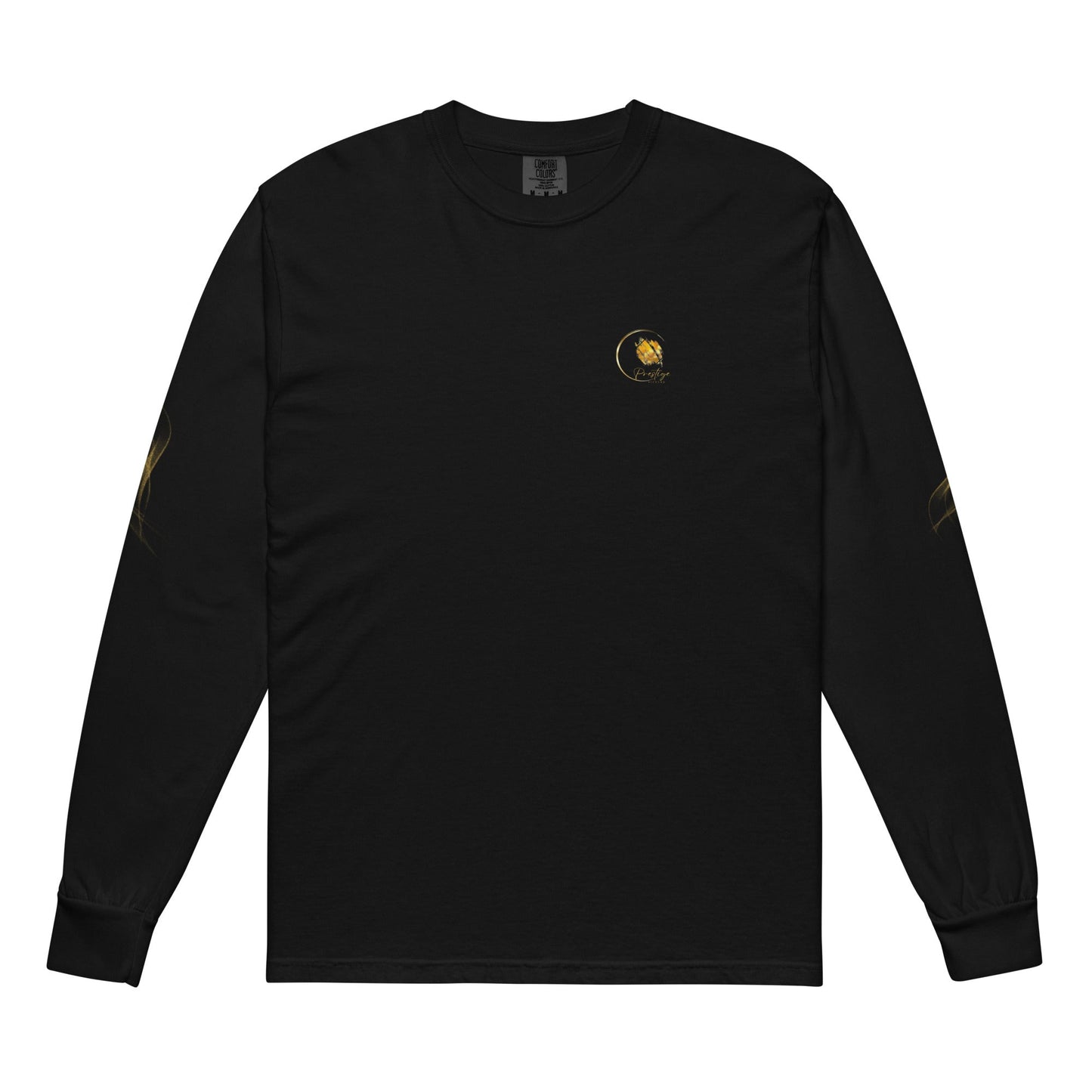 Sweatshirt unisexe Prestige™ à manches longues teinté Noir et Or - Prestige SXM