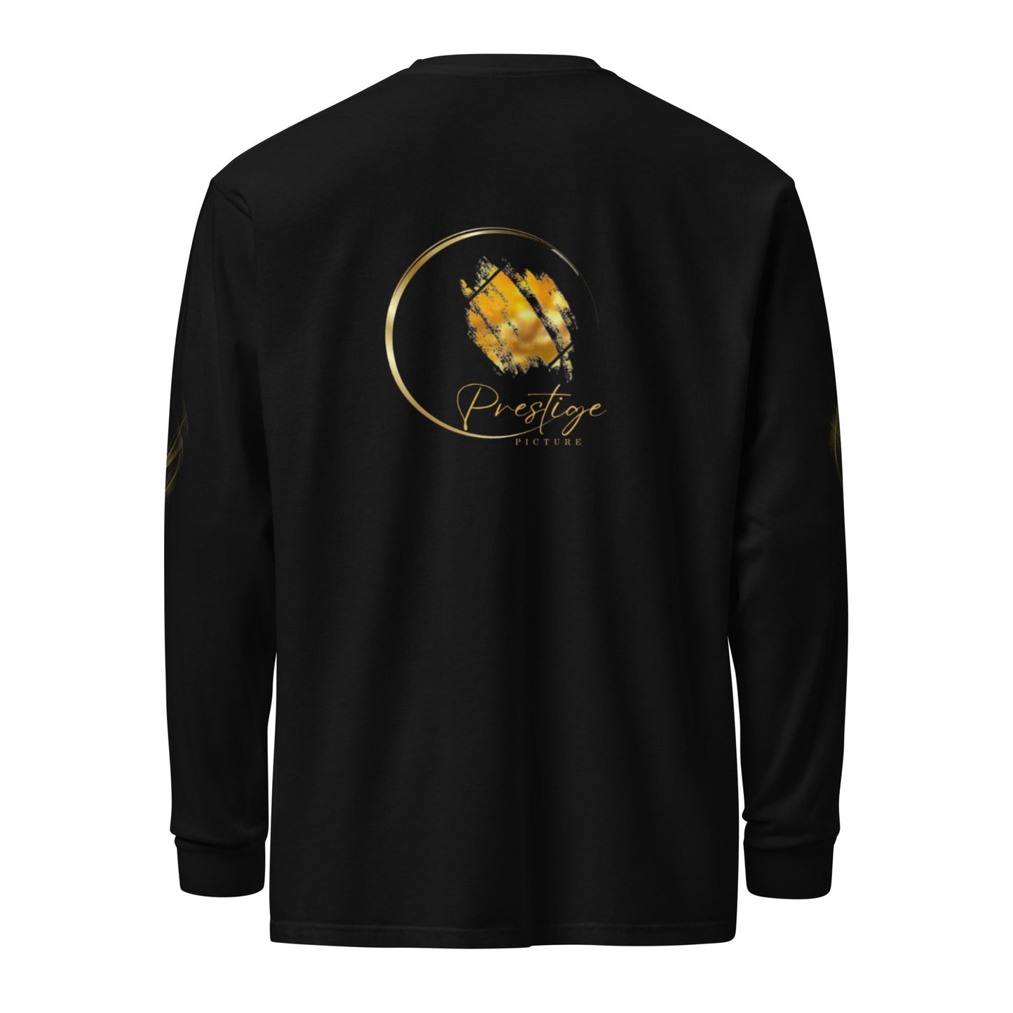 Sweatshirt unisexe Prestige™ à manches longues teinté Noir et Or - Prestige SXM