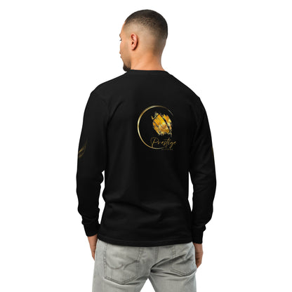 Sweatshirt unisexe Prestige™ à manches longues teinté Noir et Or - Prestige SXM