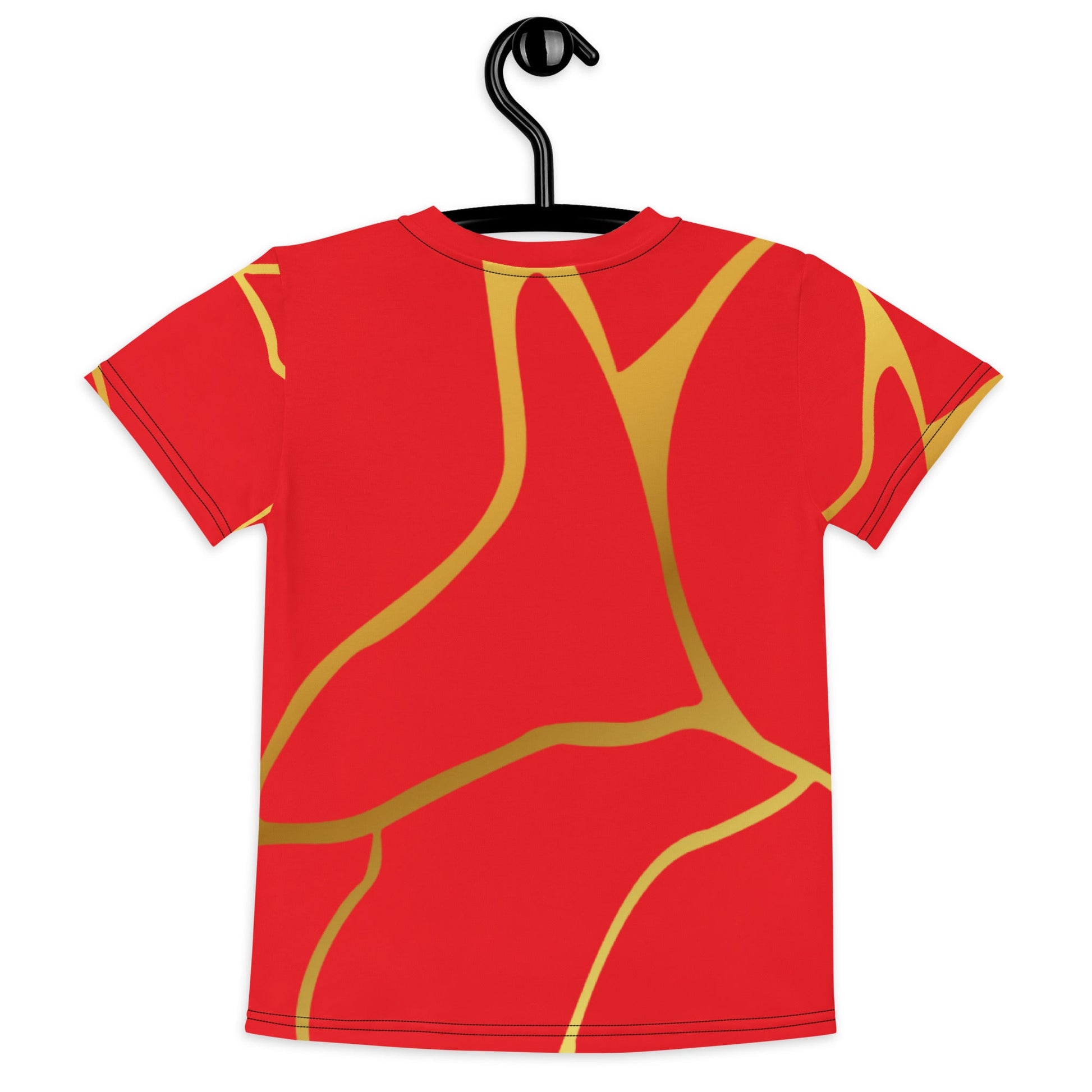 T-shirt col ras du cou enfant unisexe Prestige™ Rouge écarlate et Or Filament - Prestige SXM