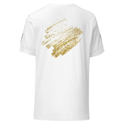 T-shirt Logo Style Poussière d'or Prestige™ unisexe - Prestige SXM