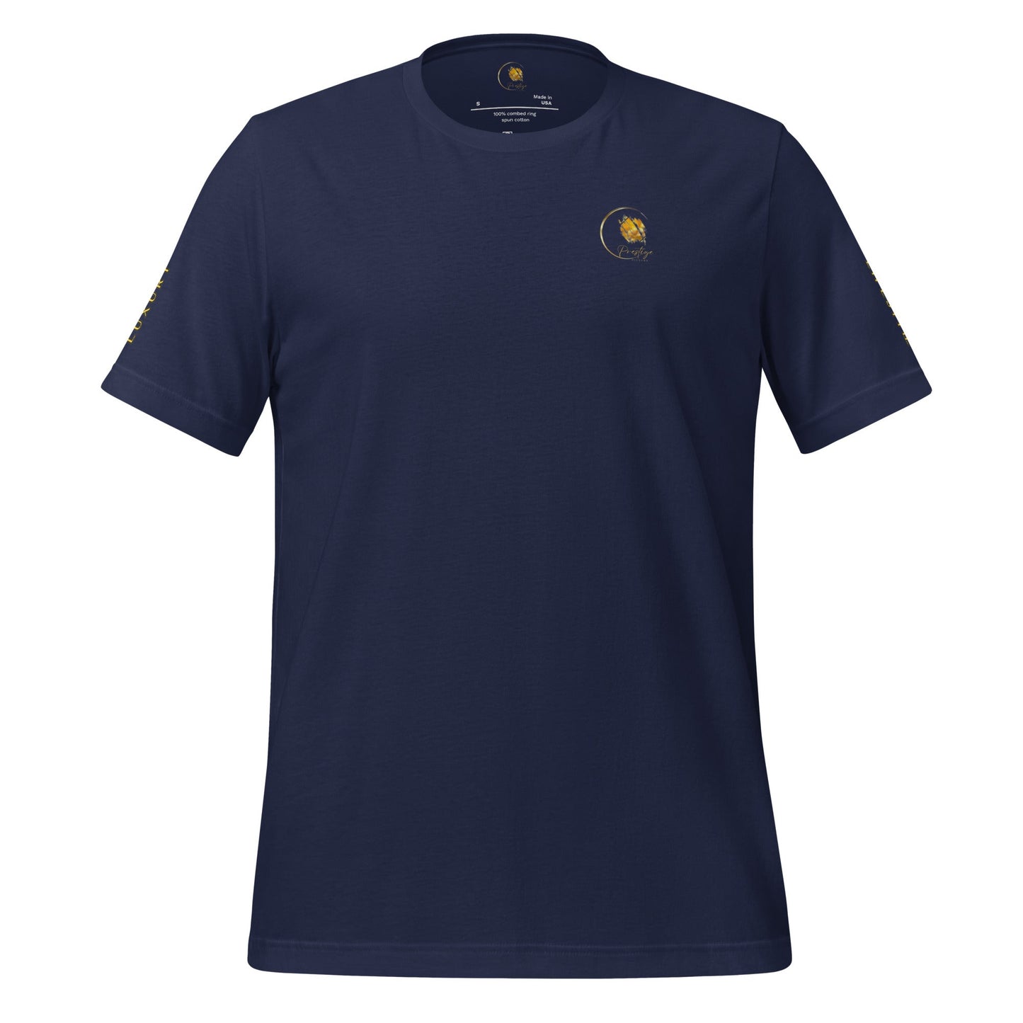 T-shirt Logo Style Poussière d'or Prestige™ unisexe - Prestige SXM