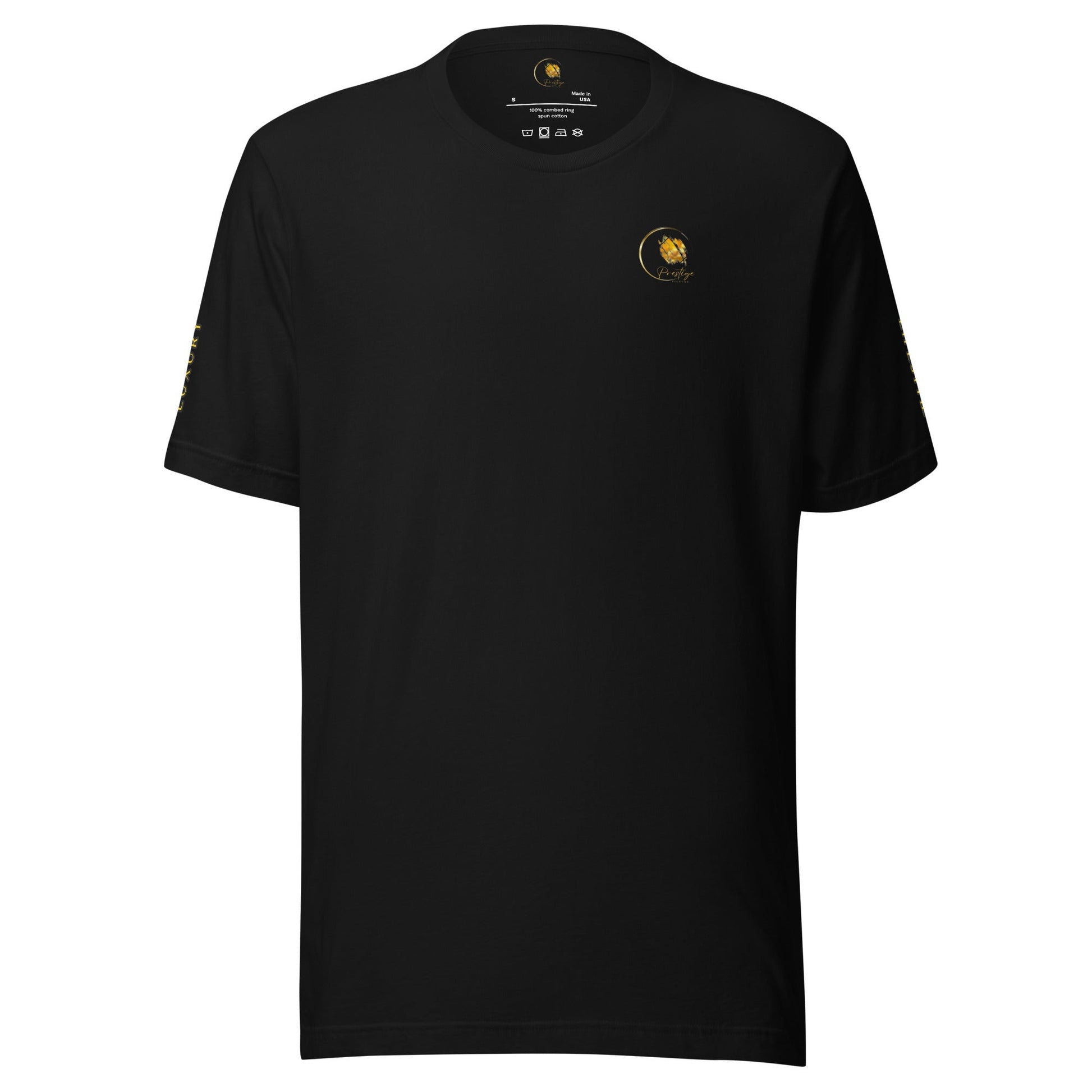 T-shirt Logo Style Poussière d'or Prestige™ unisexe - Prestige SXM